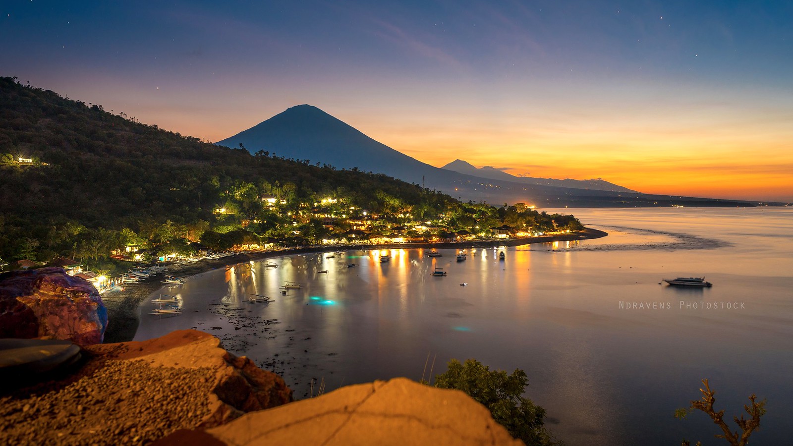 Jemeluk Bay Best Nature Sunset Spot Bali